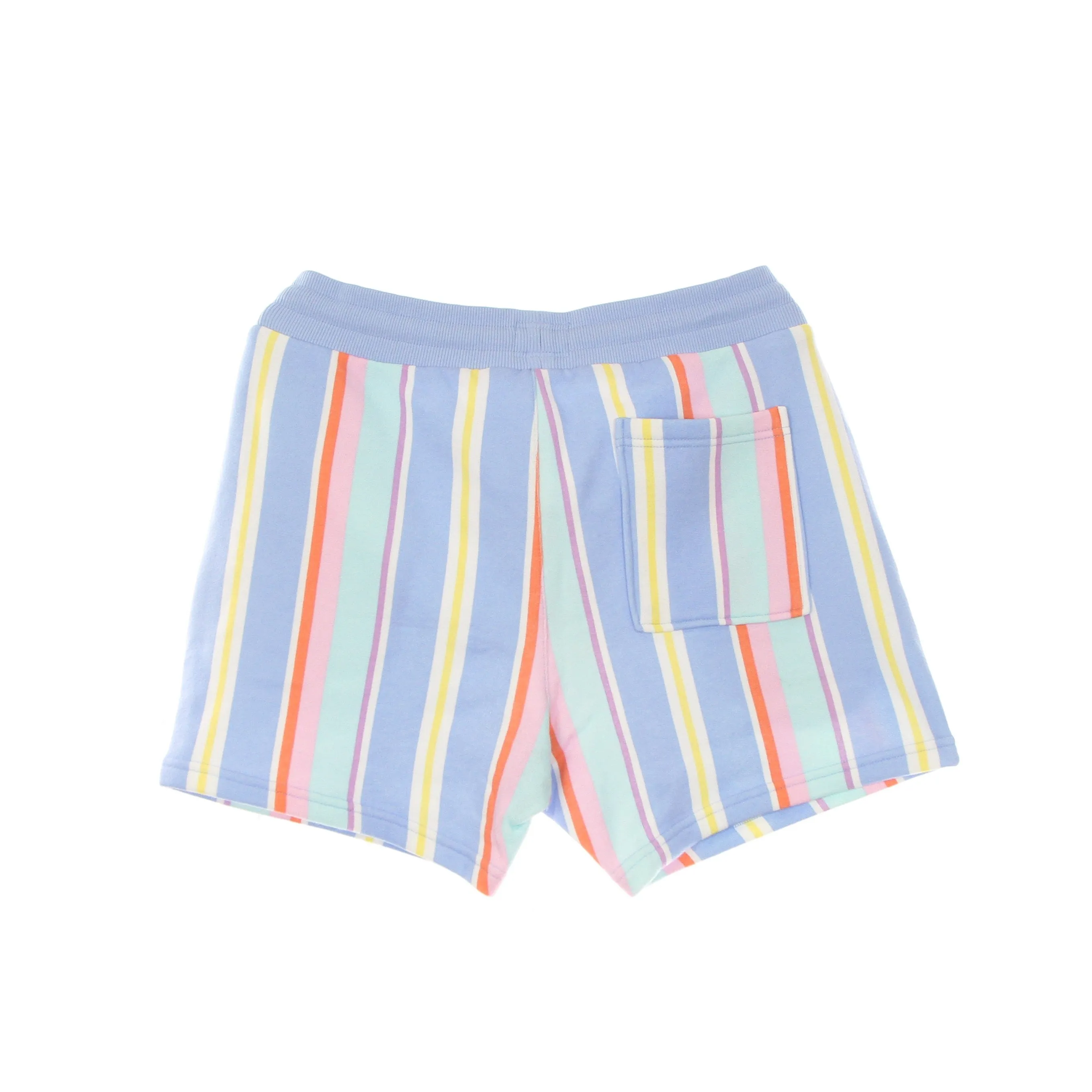 Pantaloncino Uomo Pastel Mixed Vertical Stripe Sweat Shorts Light Powdery Blue/stripe
